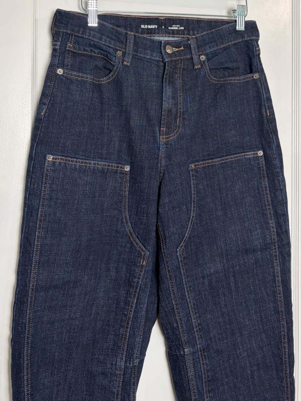 Old Navy High Rise Barrel Leg Jeans - Picture 5 of 16